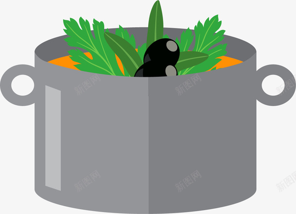 卡通食物餐饮炖汤矢量图eps免抠素材_88icon https://88icon.com 卡通 炖汤 煮菜 矢量图案 铁锅 食物 食物餐饮 矢量图