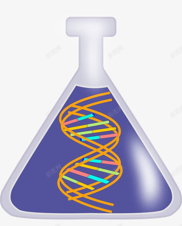 简约科学实验图形png免抠素材_88icon https://88icon.com DNA双螺旋 实验 研究 科学