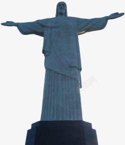 巴西地标里约热内卢基督雕像素材