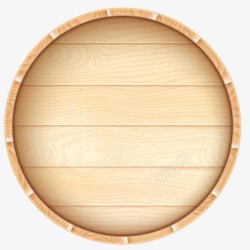 木头制作的盘子素材