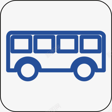 地铁和公交大巴火车站的图标图标