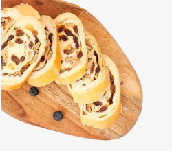 面包和黄油可口面包片高清图片