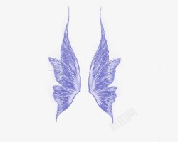 蝴蝶精灵花仙子的翅膀高清图片