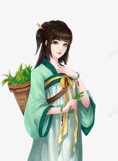 背着箩筐农家美女png免抠素材_88icon https://88icon.com 农家 箩筐 美女 背着