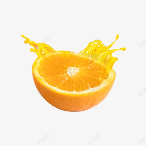创意一个橙子png免抠素材_88icon https://88icon.com 一个切开的橙子 水果海报装饰 水滴 轻盈 霸气橙子