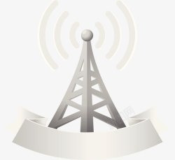 无线通讯信号基站图标高清图片
