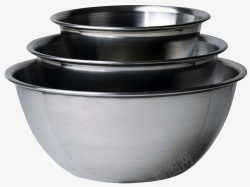 锅碗瓢盆金属不锈钢餐具盆高清图片