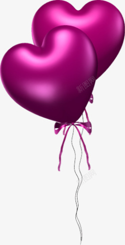 光滑的气球情人节图案高清图片