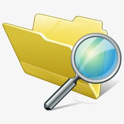云盘文件文件夹搜索Vista的股票图标图标