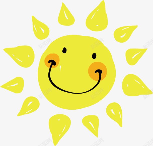 大笑的人png免抠素材_88icon https://88icon.com 太阳 太阳光 太阳花 早上的太阳 早晨的太阳 清晨的太阳 笑容 黄色