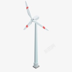 风车风力发电案素材