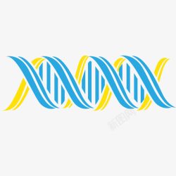 创意DNA双螺旋结构素材