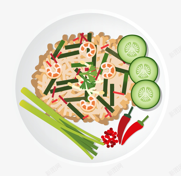 美味的蛋炒饭和蔬菜png免抠素材_88icon https://88icon.com 手绘图 简图 美味的 蔬菜 蛋炒饭 食物 黄瓜片