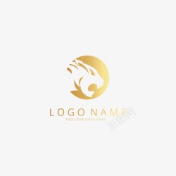 鹰卫浴logo高档金色商标图标高清图片