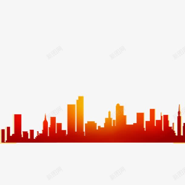 城市剪影png免抠素材_88icon https://88icon.com 剪影 城市 楼房 高楼大厦