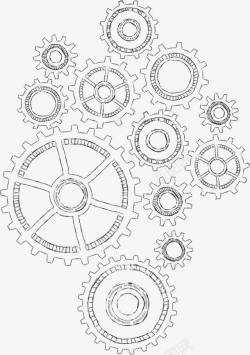 传动齿轮高清图片