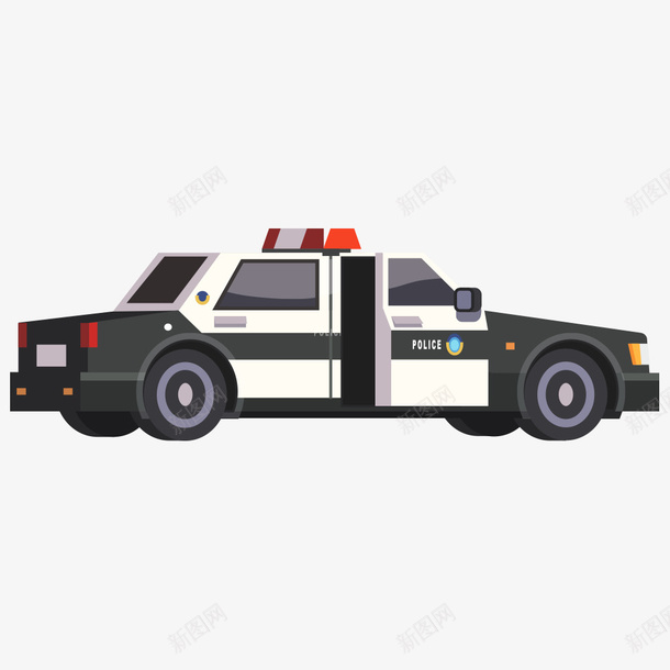 黑色组装交警车png免抠素材_88icon https://88icon.com 交警 交警车 报警灯 汽车 红色 组装 行驶 警笛 驾驶 黑色