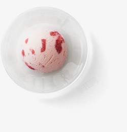 草莓布丁甜品圆球素材