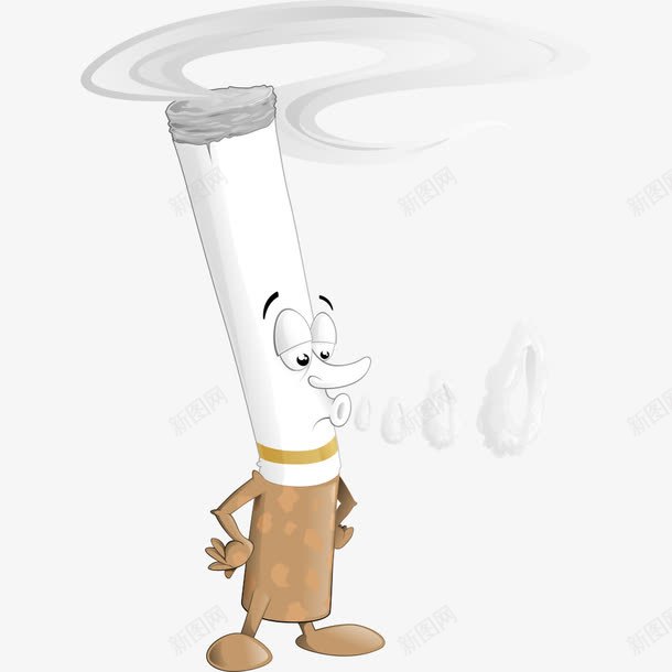 香烟卡通形象png免抠素材_88icon https://88icon.com 人物 卡通 抽烟 禁烟元素 香烟