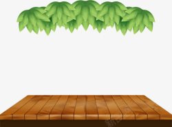 木制地板木质舞台树叶矢量图高清图片