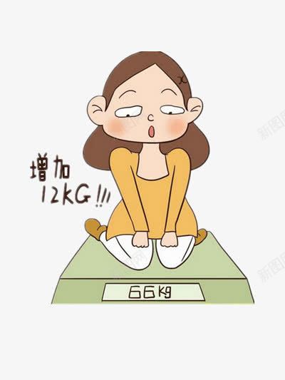 增加的体重png免抠素材_88icon https://88icon.com 大眼睛 头发 女孩 文字