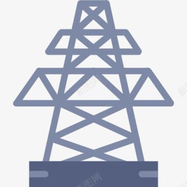 工业电塔图标图标