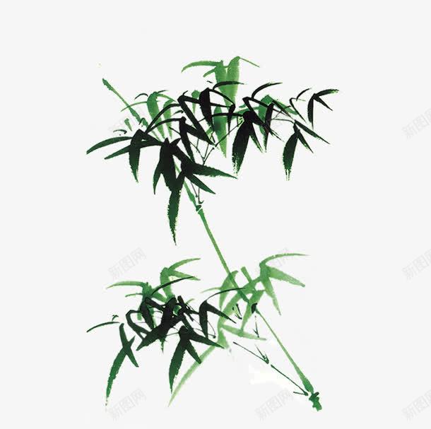 彩绘植物竹子水墨竹子png免抠素材_88icon https://88icon.com 彩绘 植物 水墨 竹子