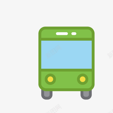 地铁和公交出行交通方式城市公交巴士图标图标