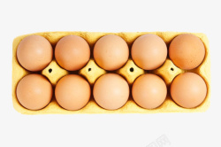 鸡蛋盒免抠素材一盒鸡蛋高清图片