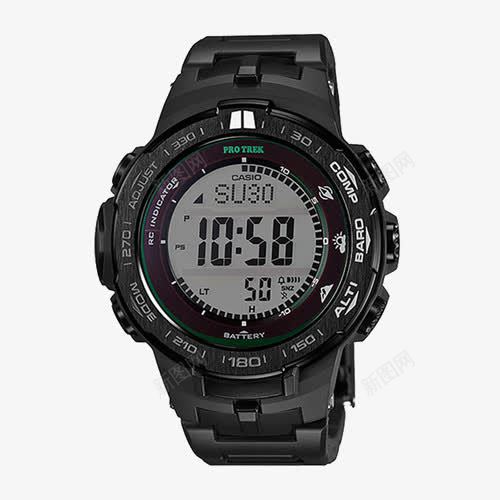 卡西欧户外多功能登山手表png免抠素材_88icon https://88icon.com CASIO 产品实物 大牌手表 电波 男士手表 石英表 腕表 防水