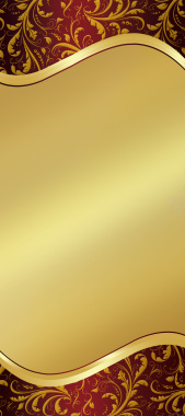 X展架欧式风格金色高端背景背景