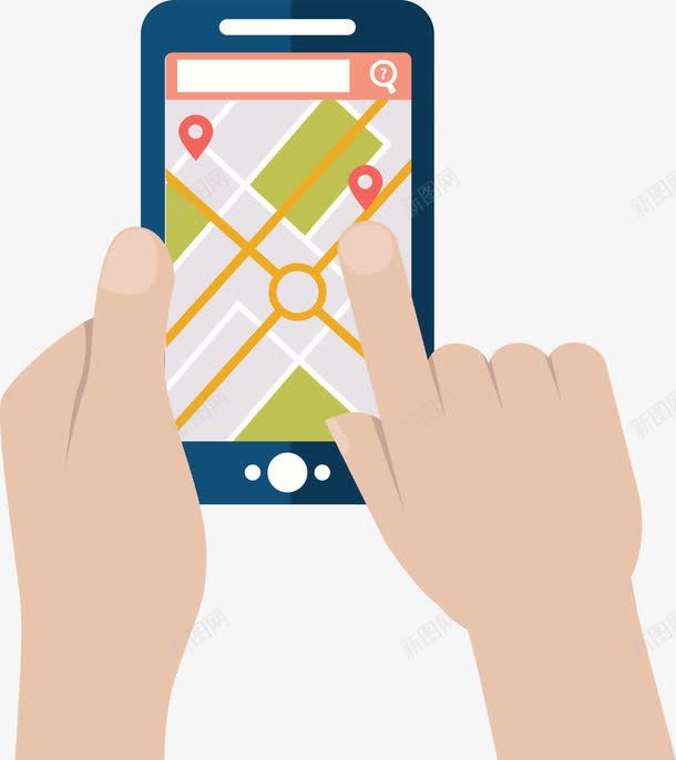 手机GPS导航png免抠素材_88icon https://88icon.com GPS地图 GPS定位 GPS定位地图 GPS导航系统 地图app 定位地图 手拿手机 手机app 手机地图 手机导航 目的地地图 线路查询 路线查询