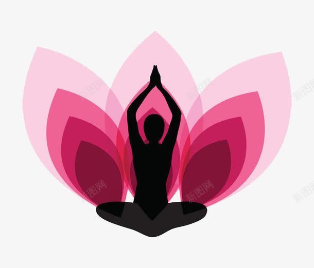 练瑜珈的人插画png免抠素材_88icon https://88icon.com 健 女性 放松 瑜伽 盘腿坐 训练