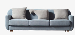 清新现代家居家装灰色沙发落地灯素材