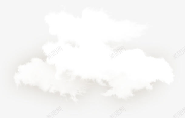 白色云彩云朵上下叠状png免抠素材_88icon https://88icon.com 上下 云彩 云朵 叠状 白色