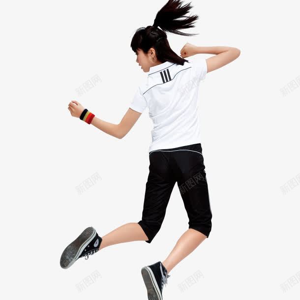 运动服奔跑的背影png免抠素材_88icon https://88icon.com 健康 奔跑的背影 女生 安全 晨跑 肌肉 跑步 运动 运动服