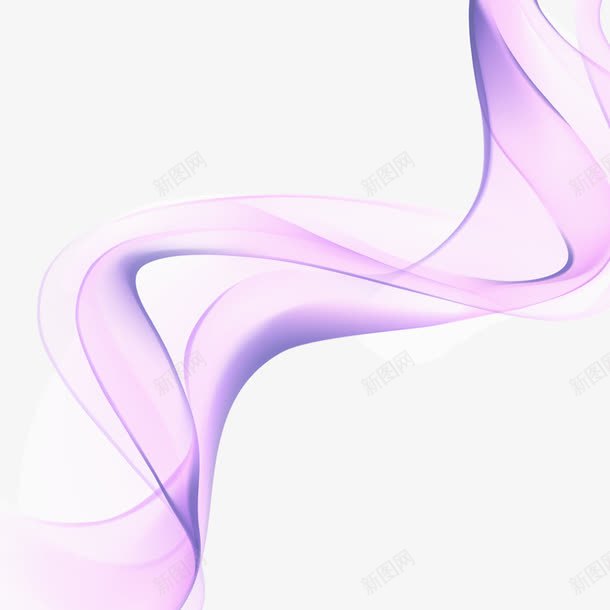 紫色飘带png免抠素材_88icon https://88icon.com 动态飘带 柔美 紫色 纱巾 织带 飘带