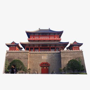 古代城门中国风建筑png免抠素材_88icon https://88icon.com 中国风 城墙 城门 建筑 红色