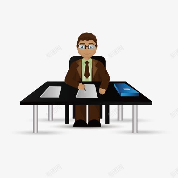 面试官png免抠素材_88icon https://88icon.com 考官 职场人物 面试 面试官