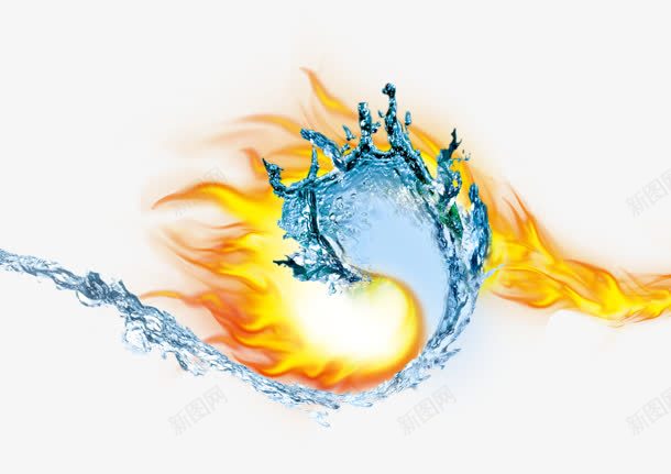 太极水火交融水火不容png免抠素材_88icon https://88icon.com 交融 太极 太极水 手绘 水火 水火不容