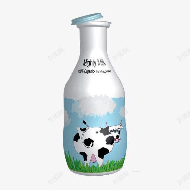 卡通牛奶瓶png免抠素材_88icon https://88icon.com 包装 卡通 卡通牛奶瓶 插画 牛奶 牛奶瓶 瓶子 设计 饮料