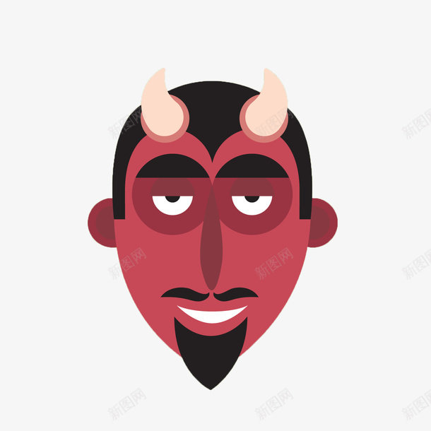 万圣红脸小鬼png免抠素材_88icon https://88icon.com 万圣 小鬼 手绘 插画 节日