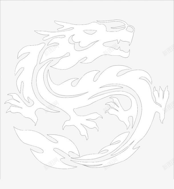 龙结构图png免抠素材_88icon https://88icon.com 中国龙 图腾 纹身图案 装饰图案