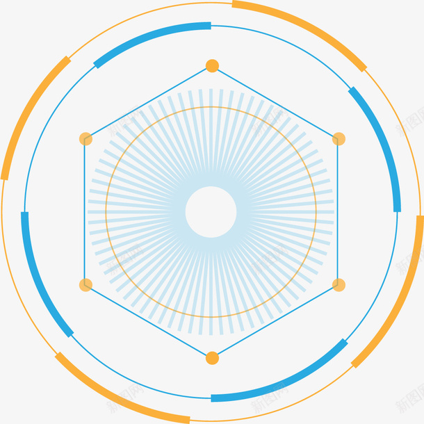 点状连线卡通风格HUD矢量图ai免抠素材_88icon https://88icon.com 卡通 卡通风格 圆形 循环HUD未来 扁平风格 点状联系 矢量图