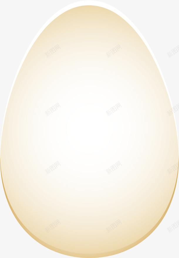 白色的椭圆形大鸡蛋矢量图ai免抠素材_88icon https://88icon.com 大鸡蛋 椭圆形 白色 营养 蛋白质 食物 矢量图