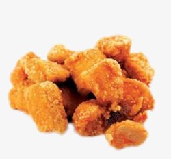 休闲小吃盐酥鸡素材