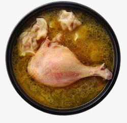 炖鸭子徽菜炖老鸭高清图片
