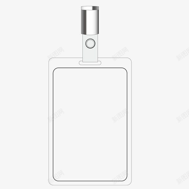 黑色线条矩形工作牌png免抠素材_88icon https://88icon.com 工作牌 矩形 线条 黑色