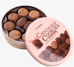 日本零食BOURBON巧克力曲奇饼干高清图片