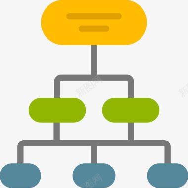 人员架构表组织框架图标图标